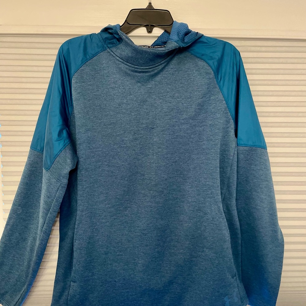 Athleisure Mixed Fabic Hoodie